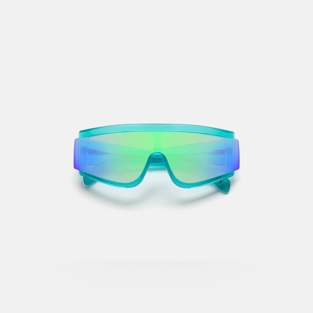 Retrosuperfuture Zed Shield Frame Sunglasses Back… - image 4